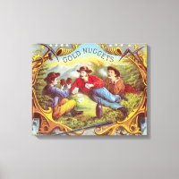 Gold Nuggets Antique Cigar Label