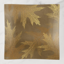 Gold Oak Leaf