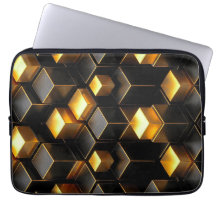 Gold Obsidian Neo Deco Cyber Corporate Voxel Rüstu