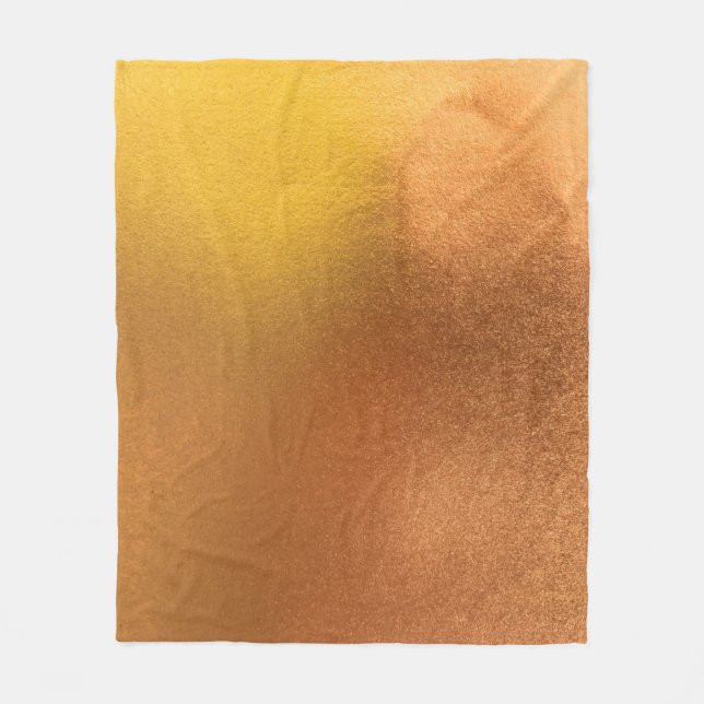 Gold- oder Folienfarbe Textur Hintergrund abstrakt Fleecedecke (Vorderseite)