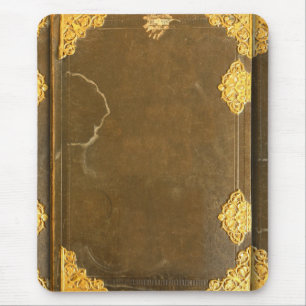 Gold & Old Book Cover Mousepad