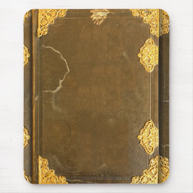 Gold & Old Book Cover Mousepad (Vorne)