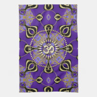 Gold OM Lila Goa Skies New Age Wohngestaltung