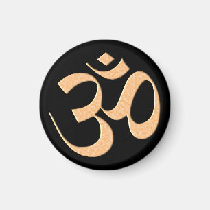 Gold Om Magnet
