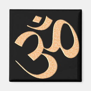 Gold Om Magnet