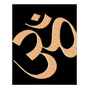 Gold Om Poster