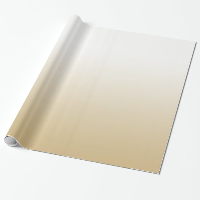 Gold Ombre Geschenkpapier (Ungerollt)