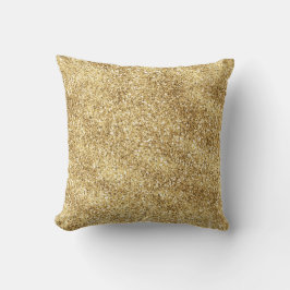 Gold Ombre Glitzer   Kissen