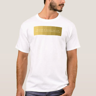 Gold Ombre Streifen, Maler und Dekoratorwerbung T-Shirt