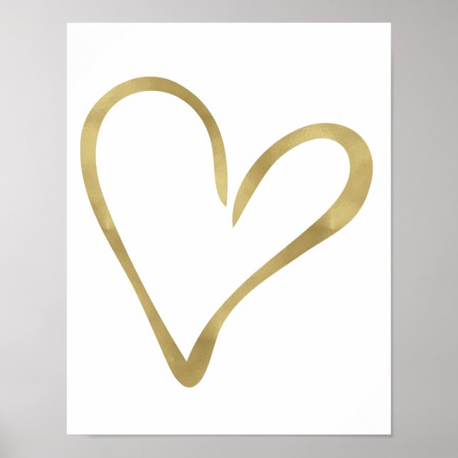 Gold Open Heart II Poster (Vorne)