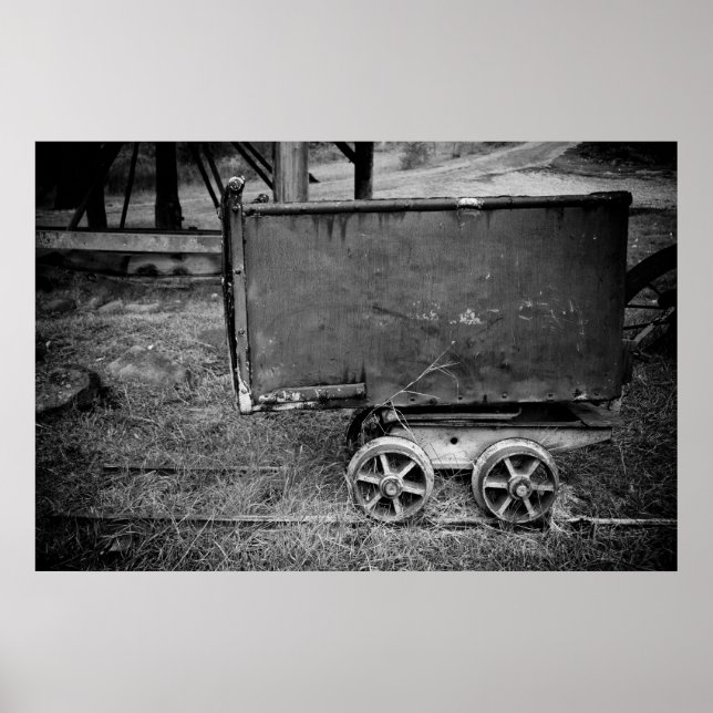 Gold Ore Cart Poster (Vorne)