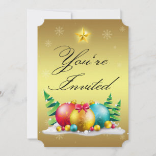 Gold Ornimental, Ihre maßgeschneiderten 5 Zoll x 7 Einladung