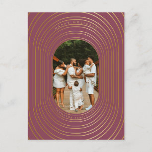 Gold Oval Frame Custom Foto Family Weihnachten