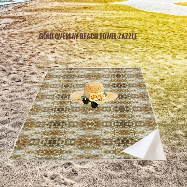 Gold Overlay Strandtuch (Von Creator hochgeladen)
