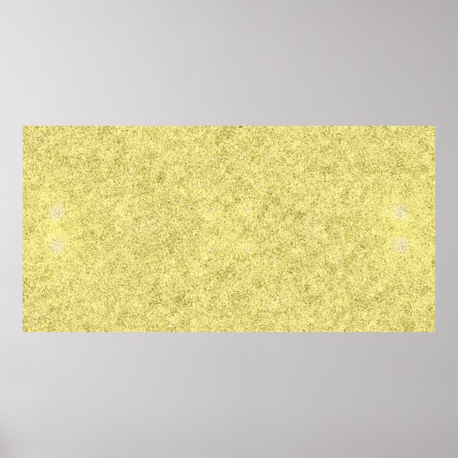 Gold Paint Design: Luxuriös und künstlerisch metal Poster (Vorne)
