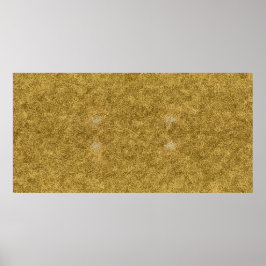 Gold Paint Design: Luxuriös und künstlerisch metal Poster