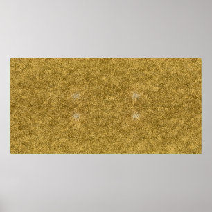 Gold Paint Design: Luxuriös und künstlerisch metal Poster