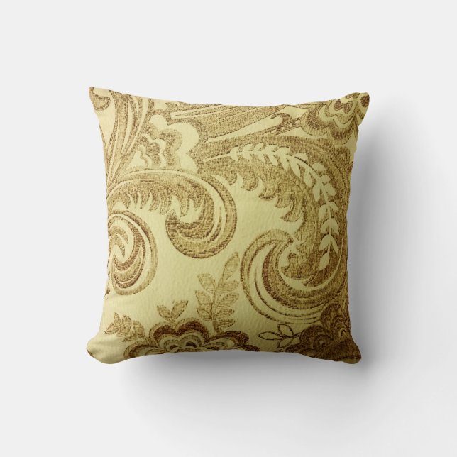 Gold Paisley Classic | Kissen (Vorderseite)