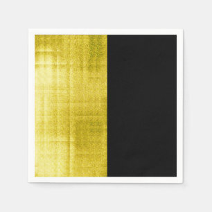 Gold Paneel Black Serviette
