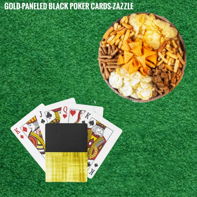 Gold Paneel Black Spielkarten (Von Creator hochgeladen)