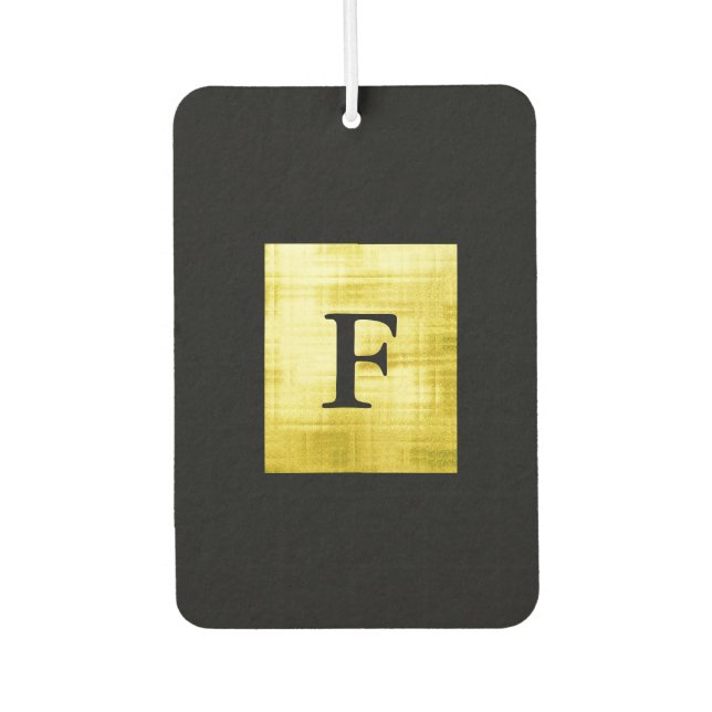 Gold Paneled Black-II Autolufterfrischer (Vorderseite)