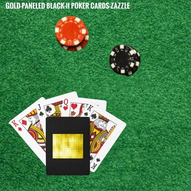 Gold-Paneled Black -II Spielkarten (Von Creator hochgeladen)