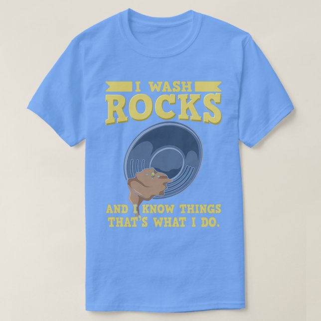 GOLD PANNE I Wash Rocks T-Shirt (Design vorne)
