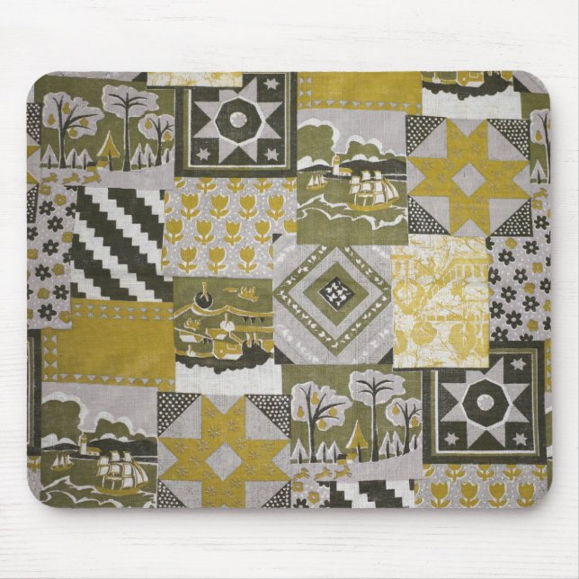 Gold Patchwork Mousepad (Vorne)