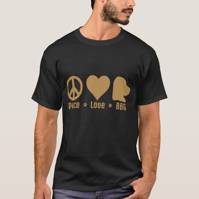 Gold Peace Liebe BBG T - Shirt (Vorderseite)