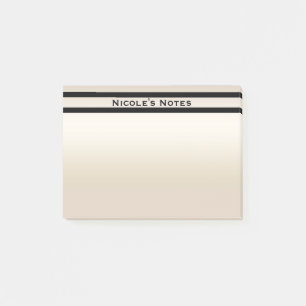 Gold Pearl Shimmer Glam Chic Modernes Personalisie Post-it Klebezettel