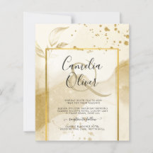 Gold Pearl WEDDING Alkohol INK Abstrakt LeahG