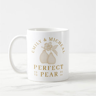 Gold Perfect Pear Brautparty Tasse