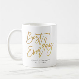Gold Personalisiert Best Day Kaffeetasse