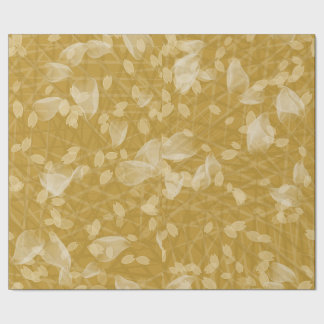 Gold-Petal-Geschenkpapier Geschenkpapier