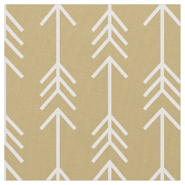 Gold Pfeile Stoff (Nahaufnahme)