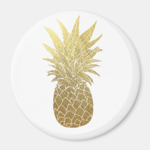 Gold Pineappelmagnet Magnet