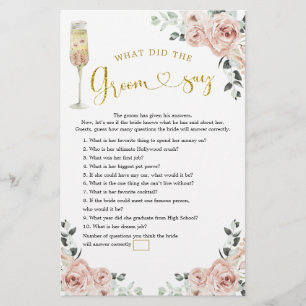 Gold Pink Dusty Rose Soiree, was sagte der Groom