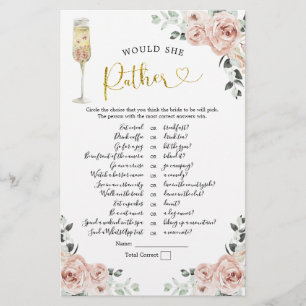 Gold Pink Dusty Rose Soiree würde sie eher spielen