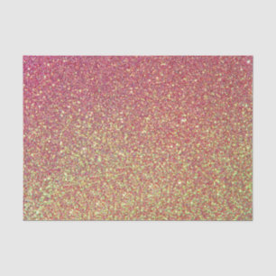 Gold Pink Glitzer Textur Seidenpapier