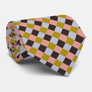 Gold Pink Schokolade Lavendel Krawatte