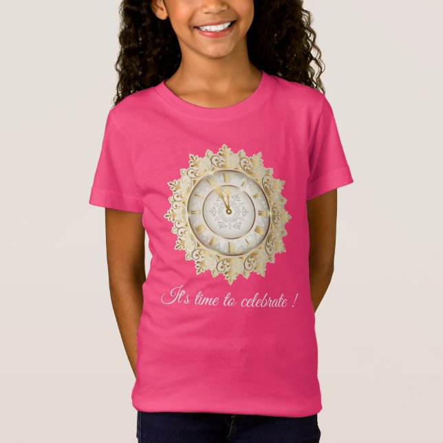 Gold Pink Time T - Shirt (Vorderseite)