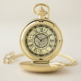 Gold Pocket Watch Taschenuhr