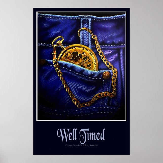 Gold Pocketwatch Poster (Vorne)