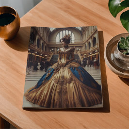 Gold Princess Steampunk Viktorianisch Decoupage Seidenpapier