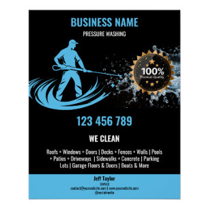 Gold Professional Druckreiniger Hochdruckreiniger Poster