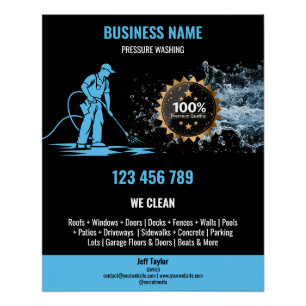 Gold Professional Druckreiniger Hochdruckreiniger Poster