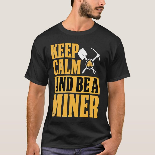 Gold Prospector  Gold Miner Digger Treasure Huntin T-Shirt (Vorderseite)