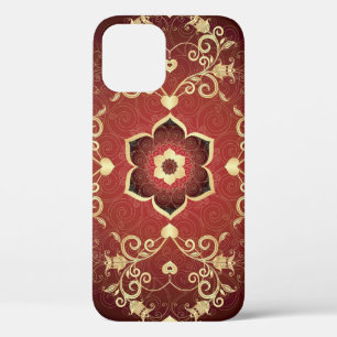 Gold-Purpur Valentins-Rundrahmen Case-Mate iPhone Hülle