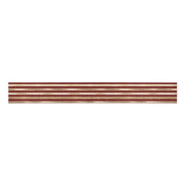 Gold Red Medium Stripes Ripsband