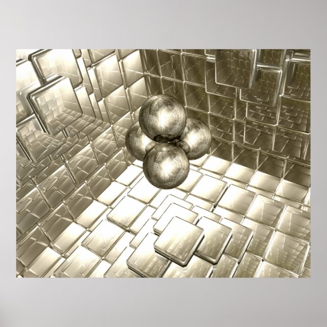 Gold Reflection Room Poster (Vorne)